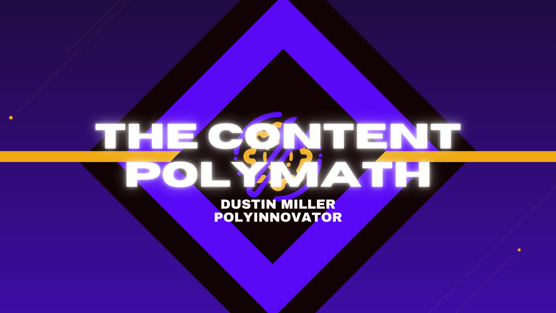 Changing My Forward Focus - The Content Polymath